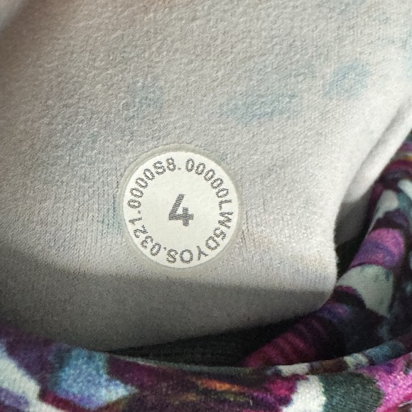 Lululemon Swift Speed High-Rise Tight Size 4 Floral Electric Multi Bright - Picture 9 of 9